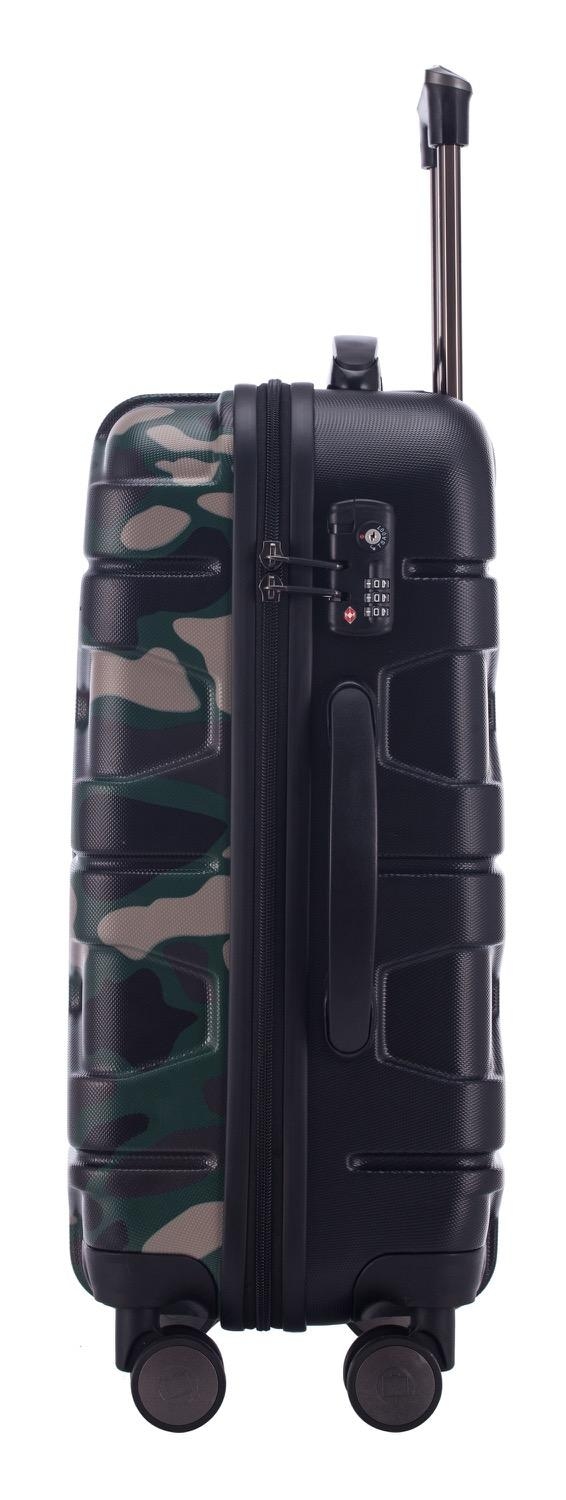 Hauptstadtkoffer Hartschalen-Trolley »X-Kölln, 58 cm, Camouflage« 40 l 4 Rollen Hartschalen-Koffer Handgepäck-Koffer Reisegepäck TSA Schloss