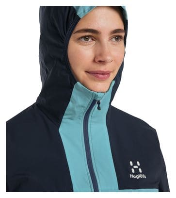 Veste Manches Longues Femme Haglöfs L.I.M Alpha Hood Bleu