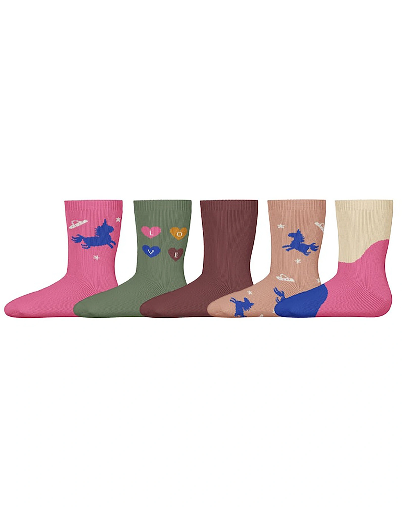 Socken NMFOTEA 5er Pack in bunt