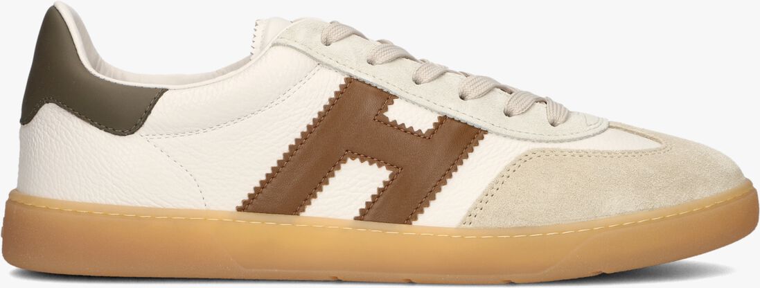 beige hogan lage sneakers cool allacciato h