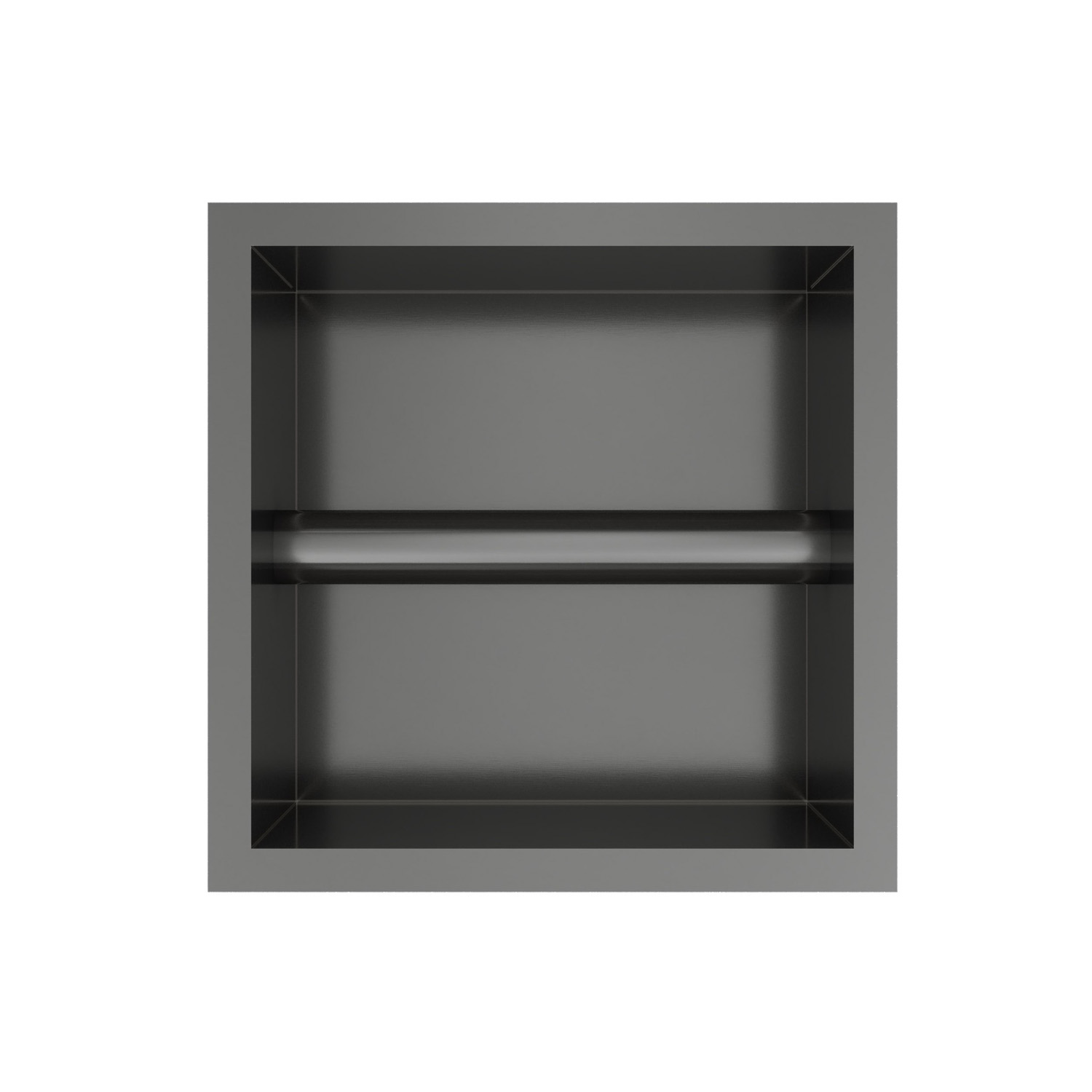 Hotbath &More inbouw toiletrolhouder gunmetal geborsteld PVD