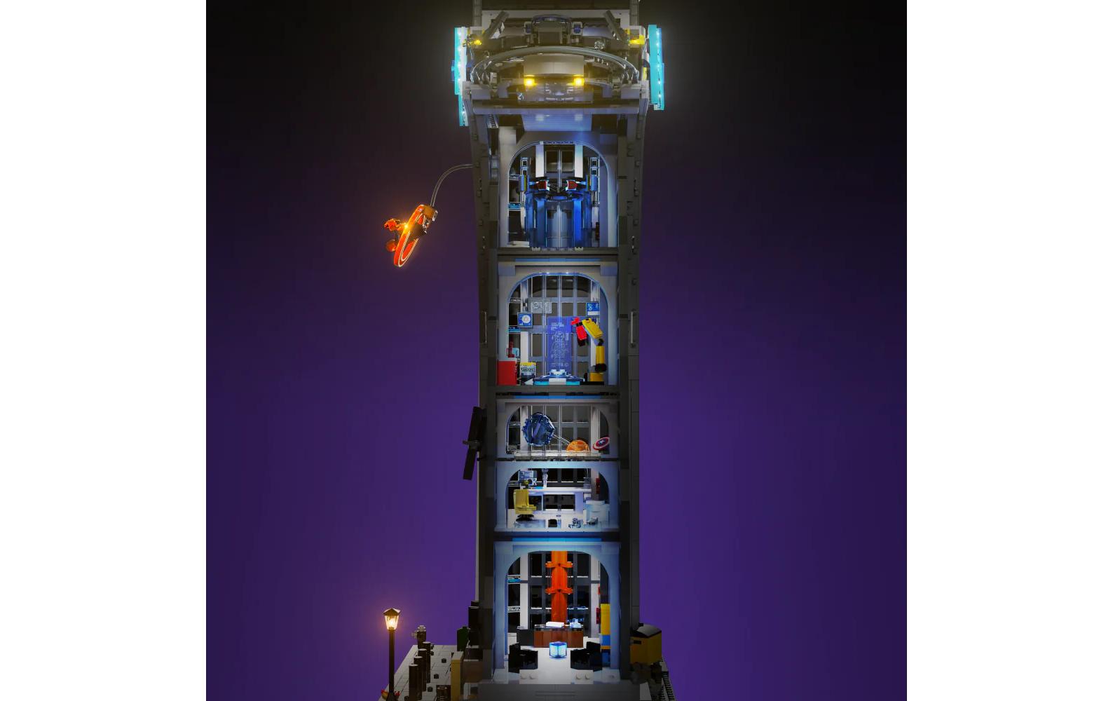 LED-Licht-Set für LEGO® LMB 2.0 für 76269 Avengers Tower<br>Beleuchtungs-Kit