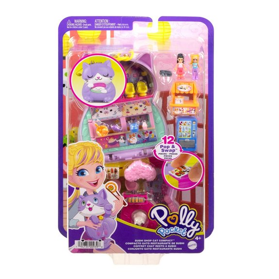 Coffret chat restaurant Polly Pocket