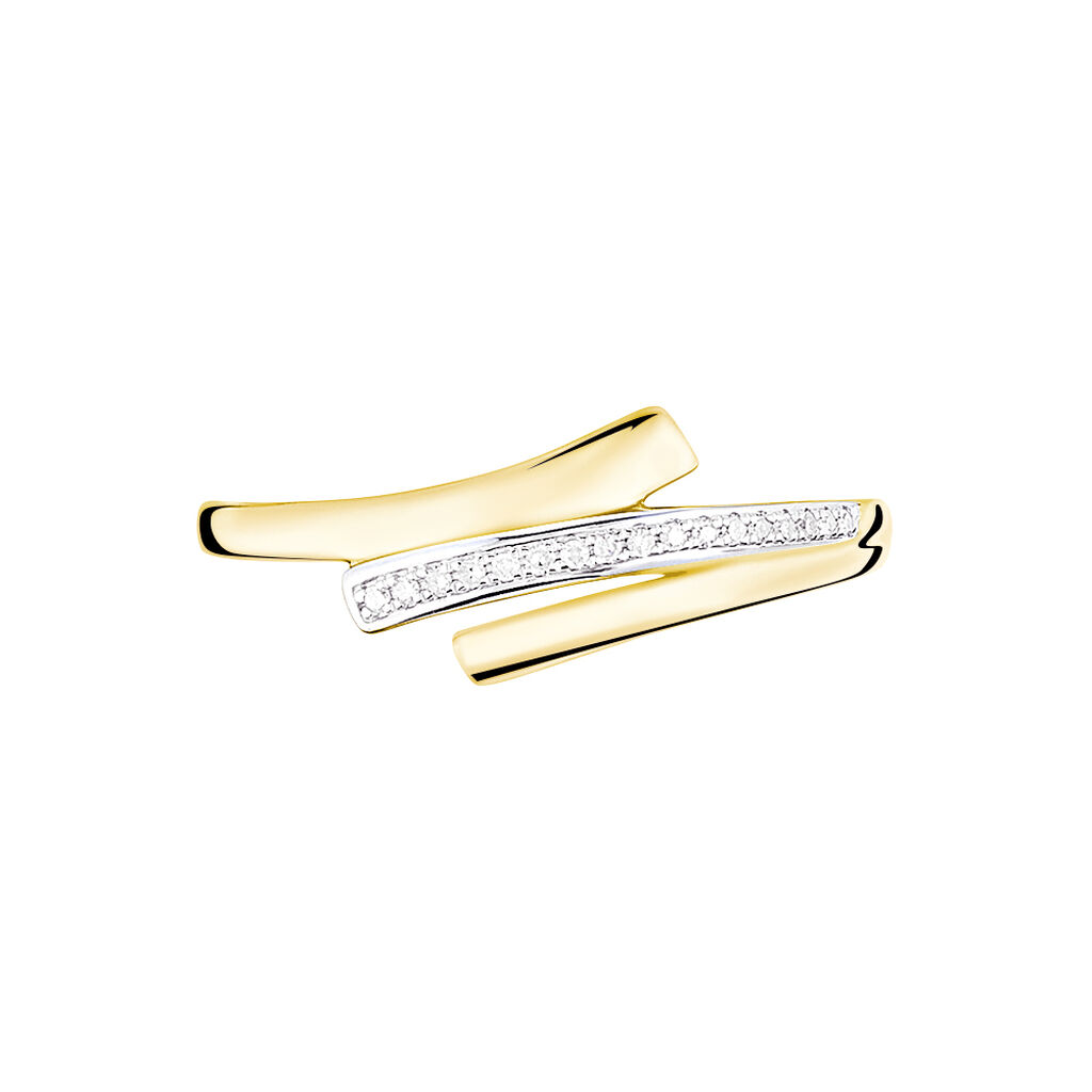 Bague Melia Or Jaune Diamant