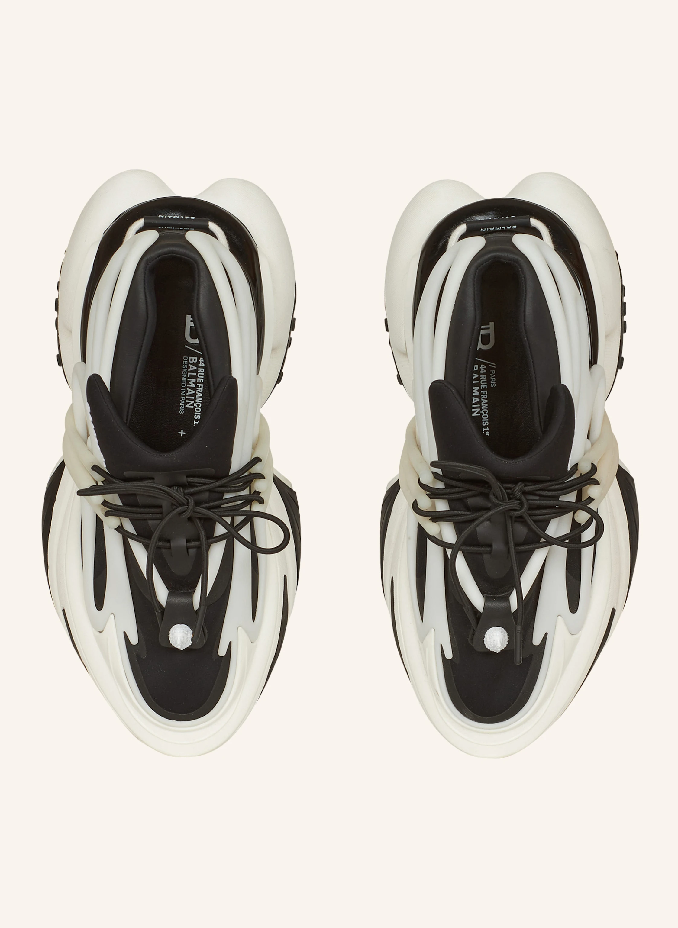 BALMAIN Low-Top-Sneakers Unicorn aus Neopren und Leder