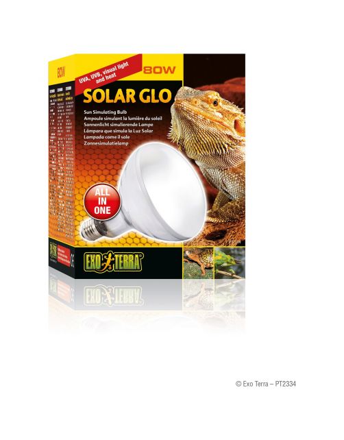 Exo Terra Solar Glo Warmte- En Uvb-Lamp - Verlichting - 80 Watt