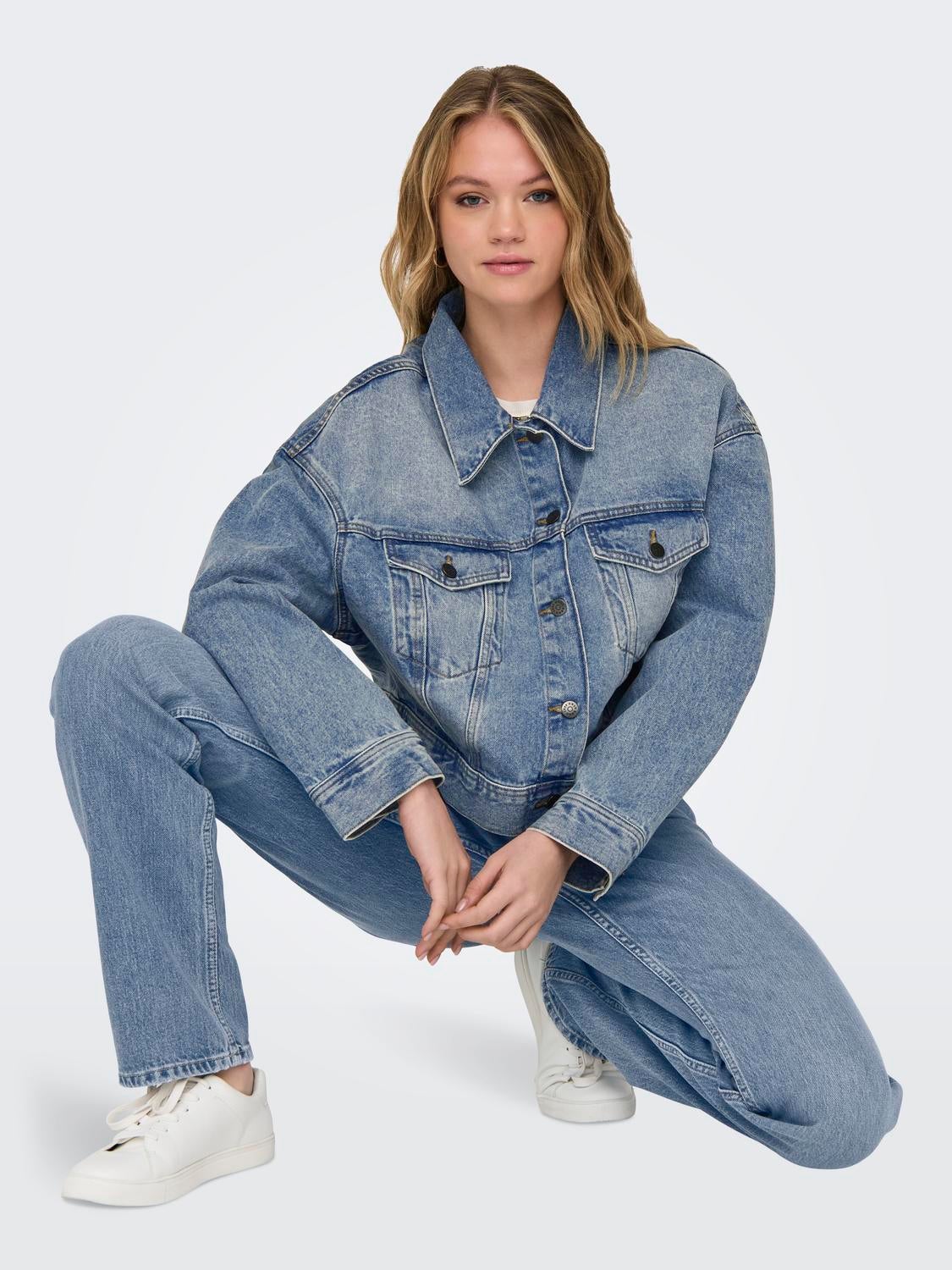 ONLLEIGH Jeansjacke Medium Blue Denim