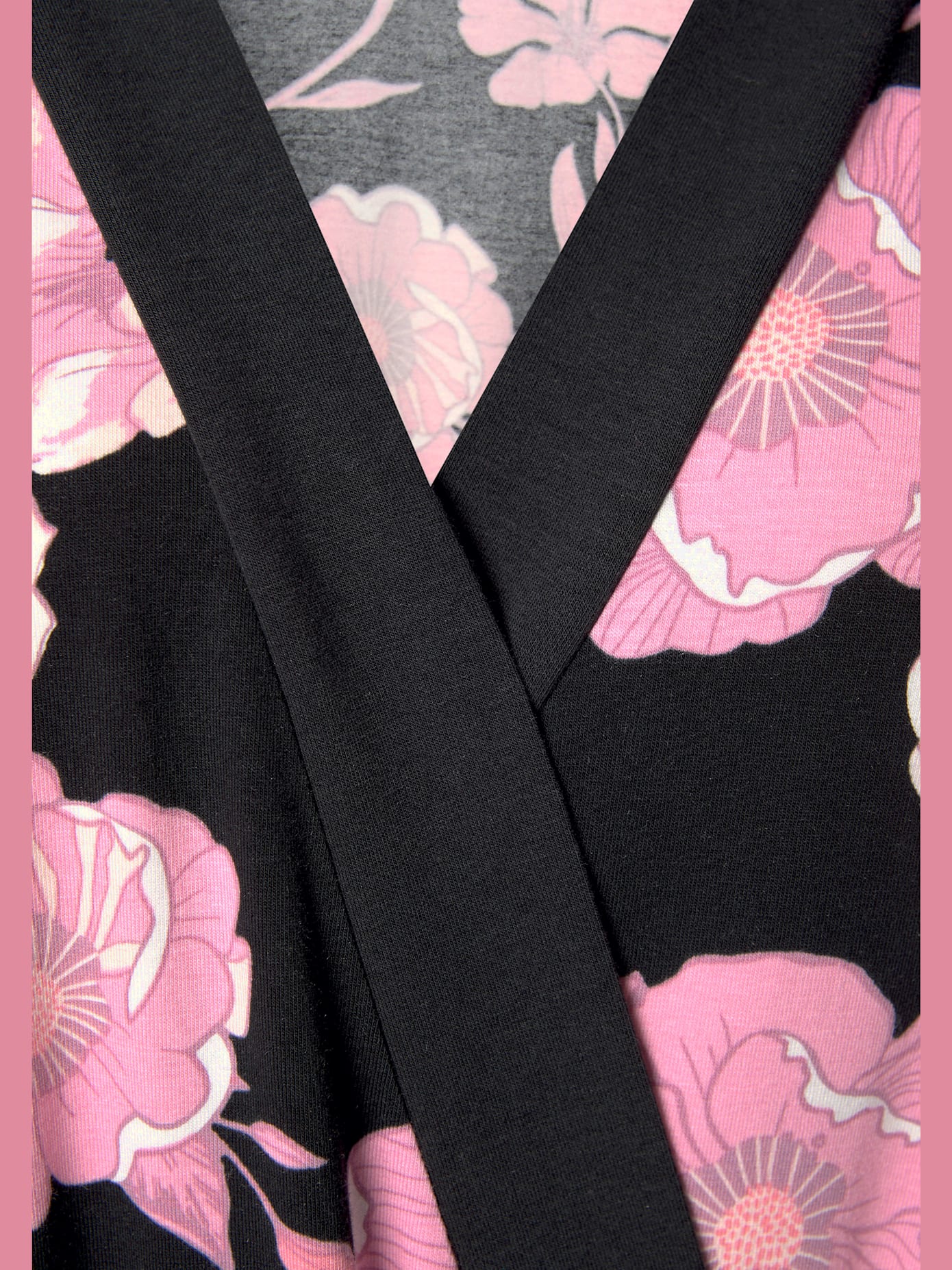 Kimono élégant avec lien à nouer à la taille