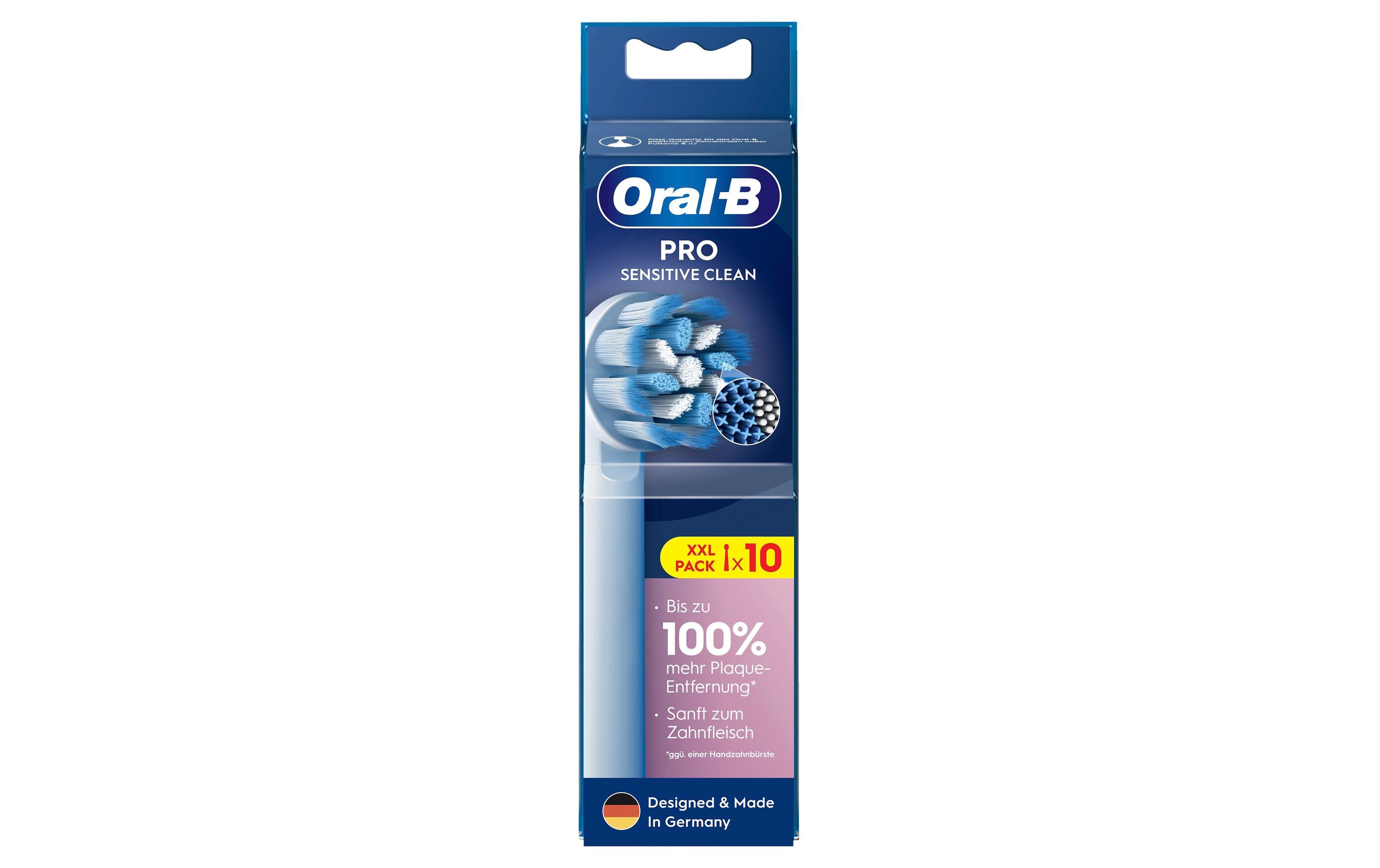 Zahnbürstenkopf Pro Sensitive Clean 10 StückAufsteckbürsten