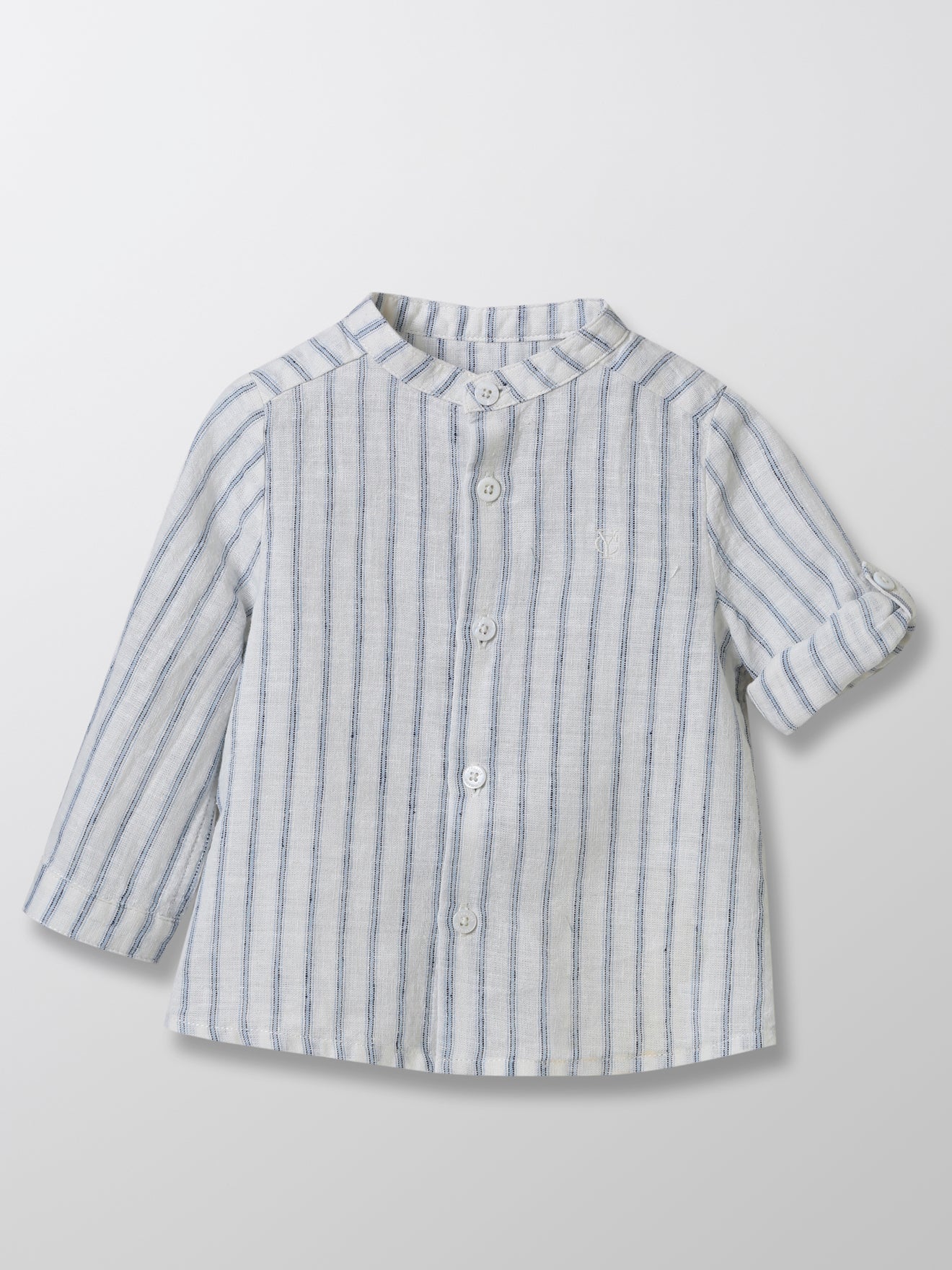 Chemise rayée Bébé lin et coton