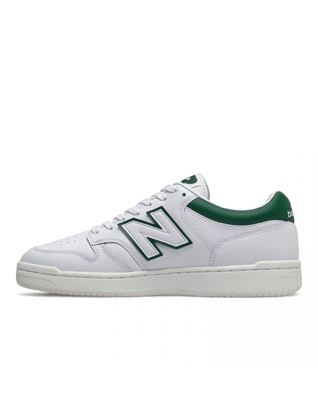 new balance Sneakers Mixte 480 cuir blanc/vert