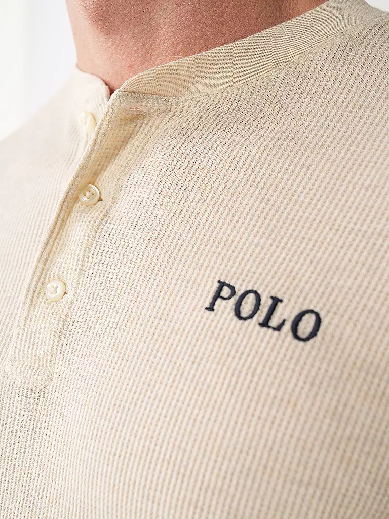 POLO RALPH LAUREN Pyjamashirt HENLEY creme