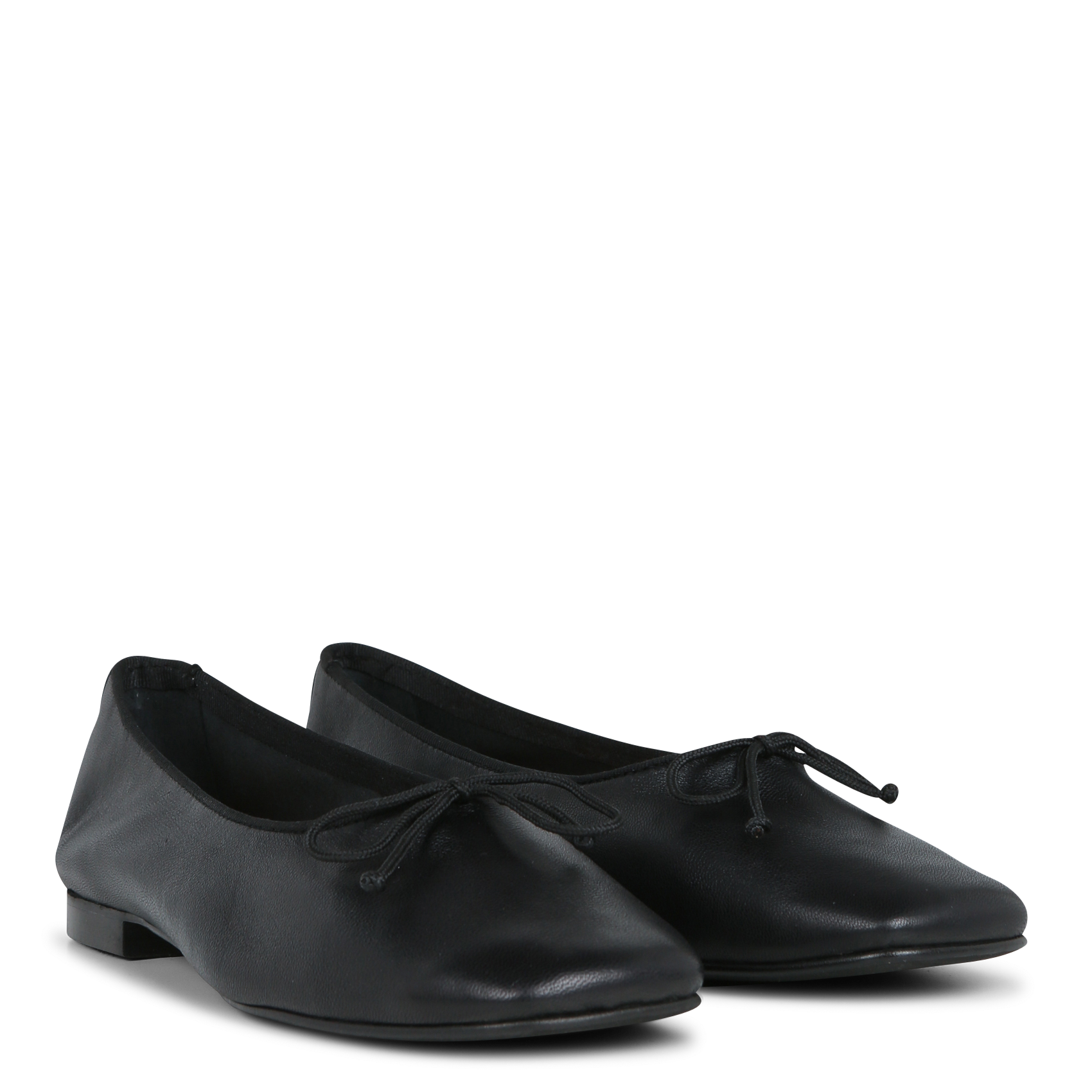 GAELE - Ballerines en cuir | Noir