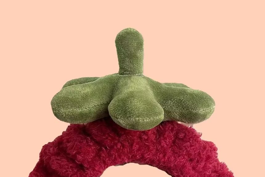 Bohod - Aardbeien Chenille Gezichtsreiniger Hoofdband (Verschillende Ontwerpen)