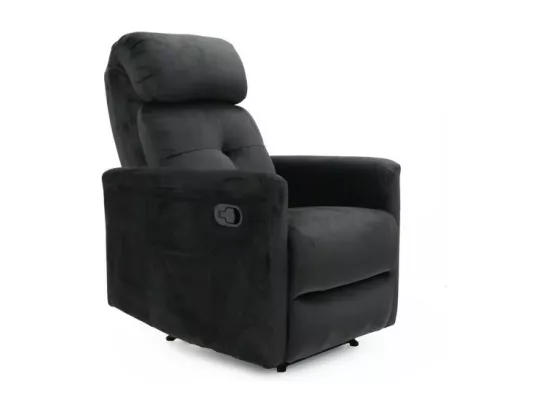 Fauteuil relaxation relevable manuellement VENISE coloris noir
