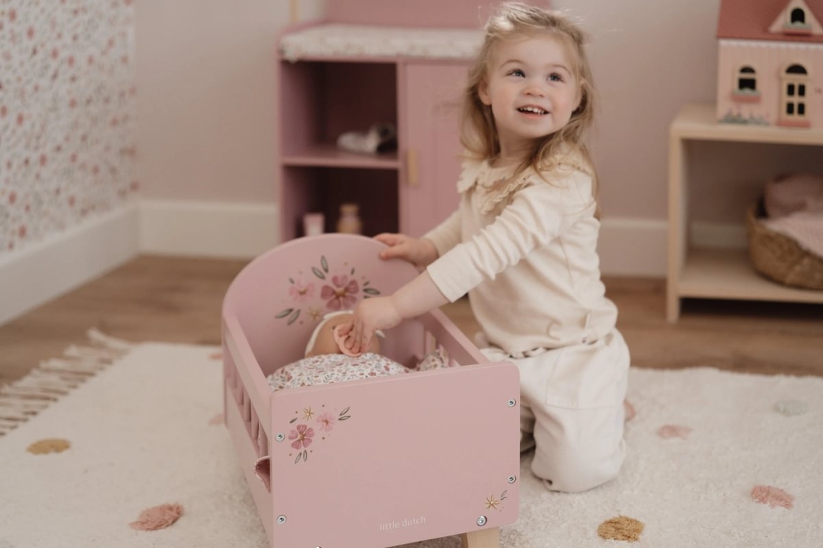 Little Dutch Houten poppenbed
