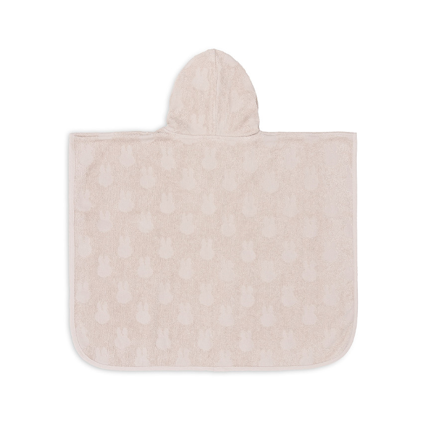 Poncho de bain éponge en jacquard Miffy wild rose