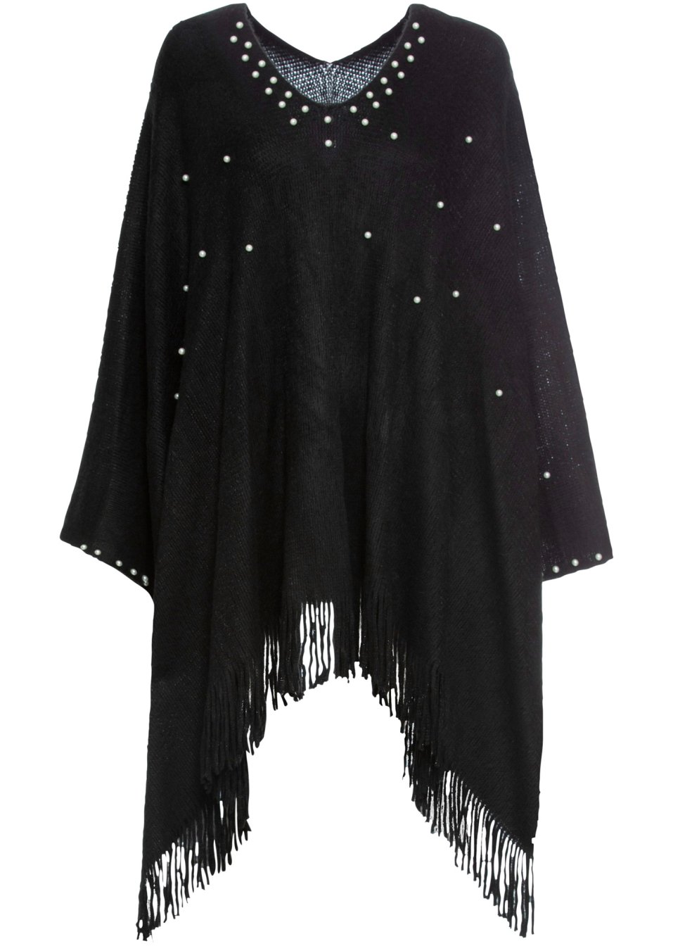 Poncho met parels