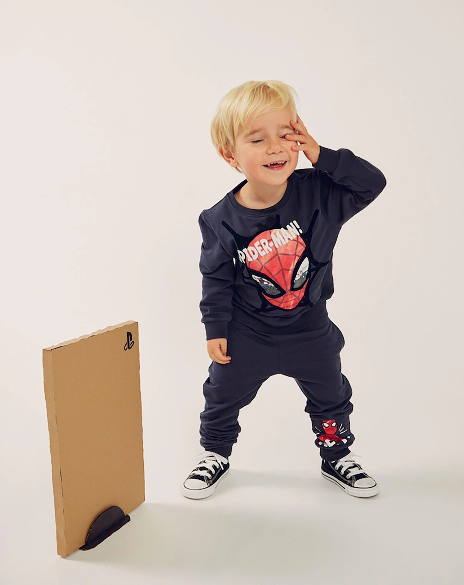 Sweatshirt NMMSVENDE SPIDERMAN in india ink