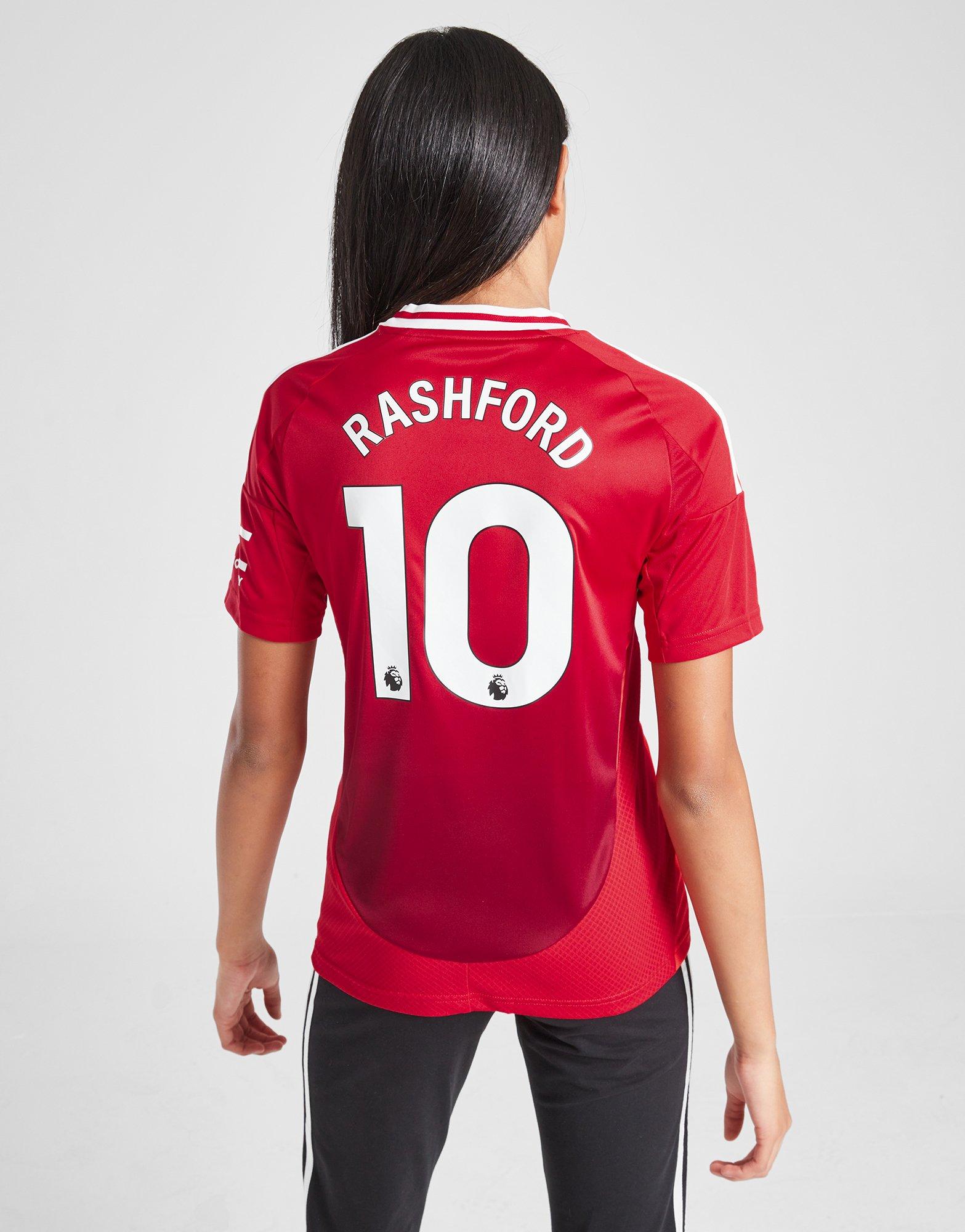 adidas Manchester United 24/25 Rashford #10 Home Shirt JR