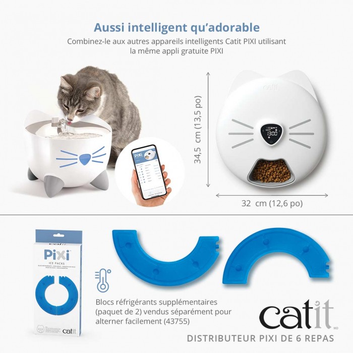 Distributeur connecté Pixi 6 repas