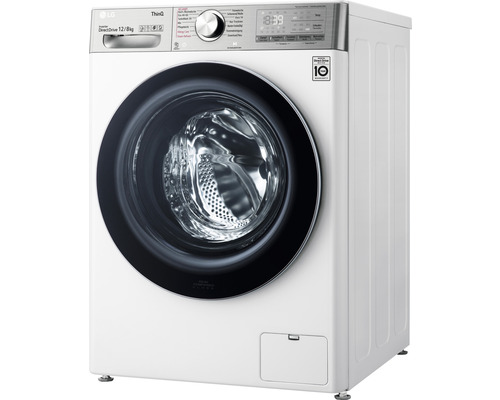 LG V9WD128H2 wasdroger, capaciteit 12 kg/8 kg