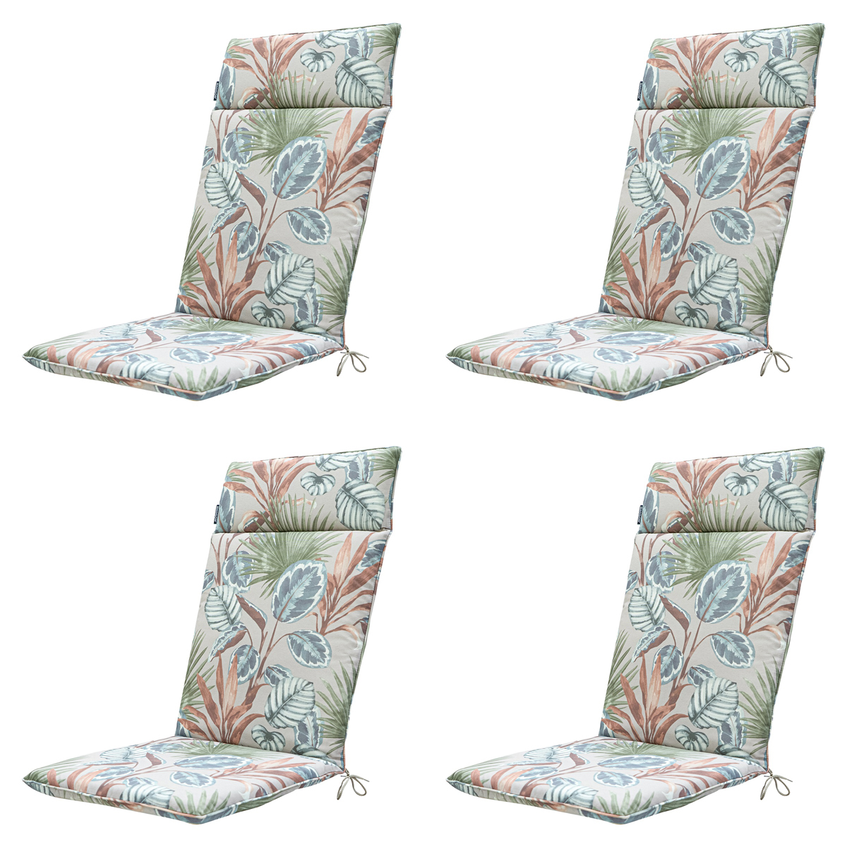 Madison Cala natural Tuinstoelkussen - Set van 4