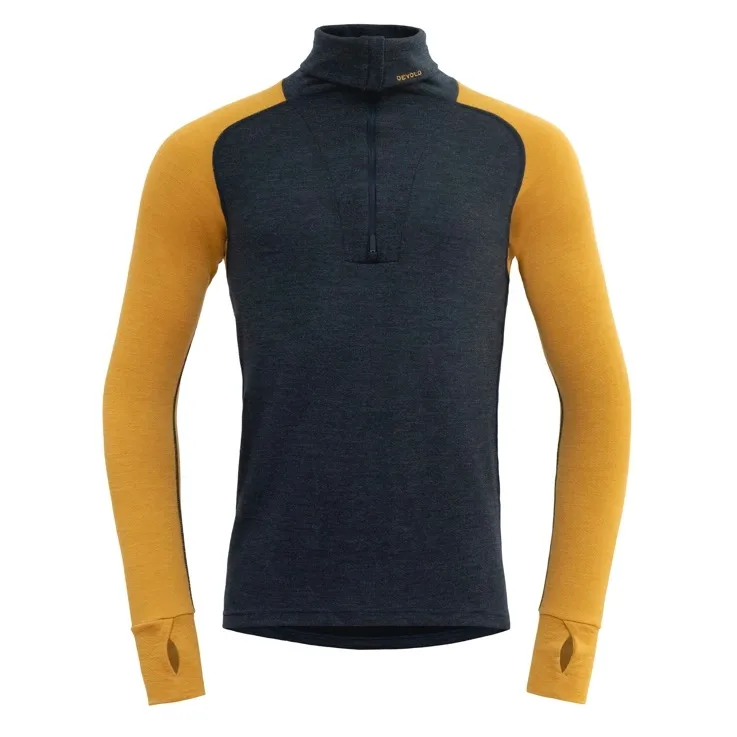 Devold Men's Expedition Merino Silk Zip Ink/Arrowwood