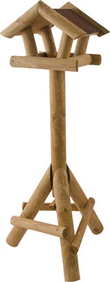 Vogelbescherming Nederland vogelvoederhuis Gazebo rood 27 x 27 x 114 cm
