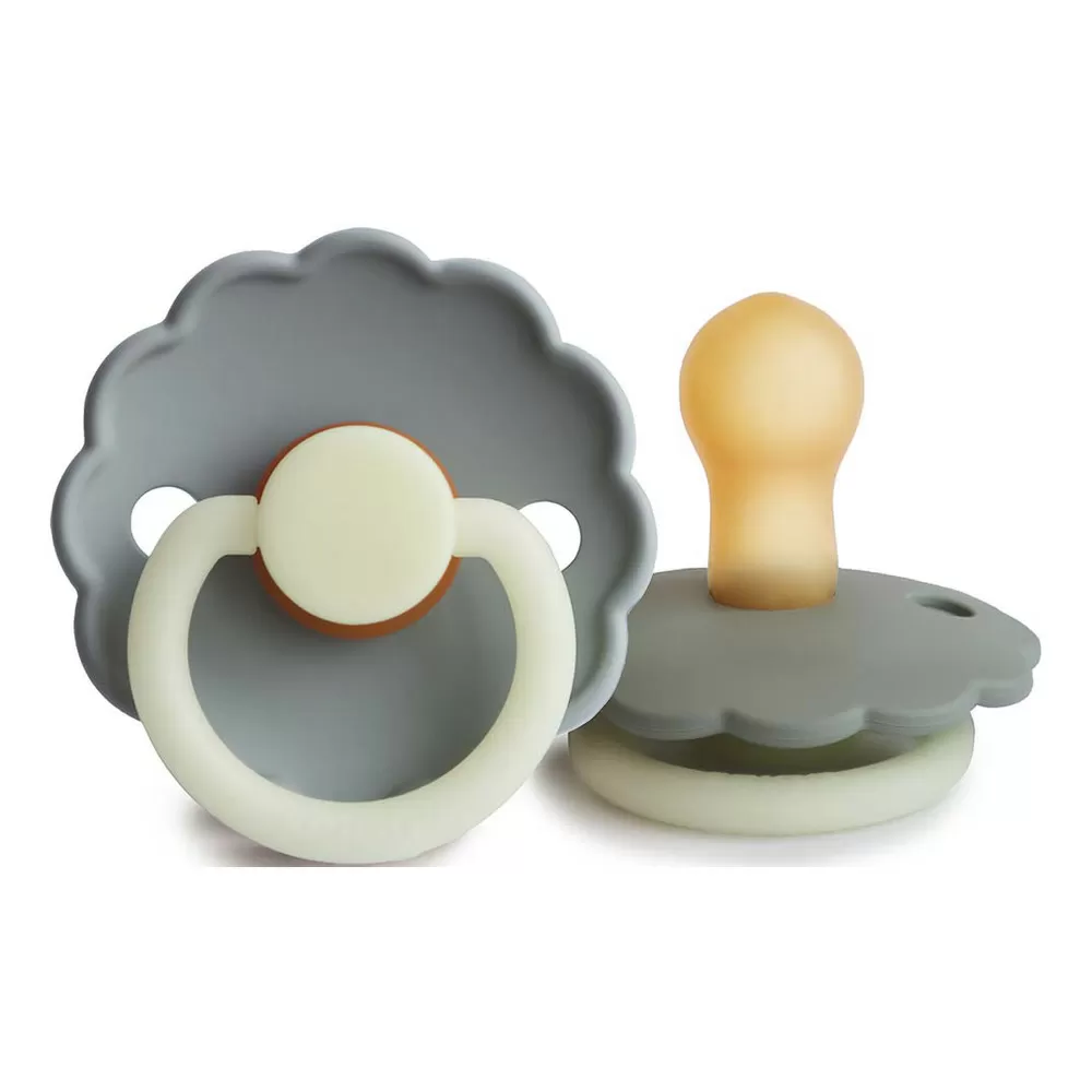 FRIGG Daisy Rund Latex French Gray Night/Portobello Night - Flere størrelser