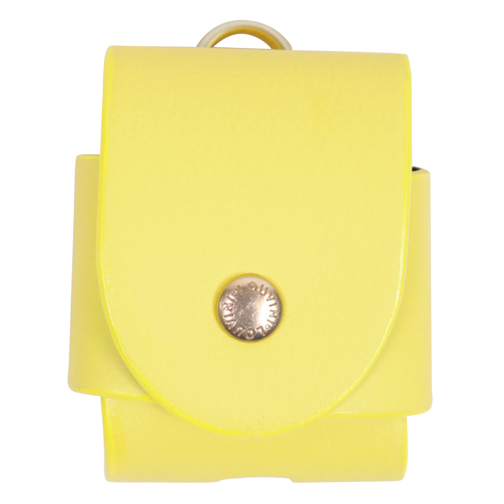 JOE - Etui pour AirPods en cuir| Jaune