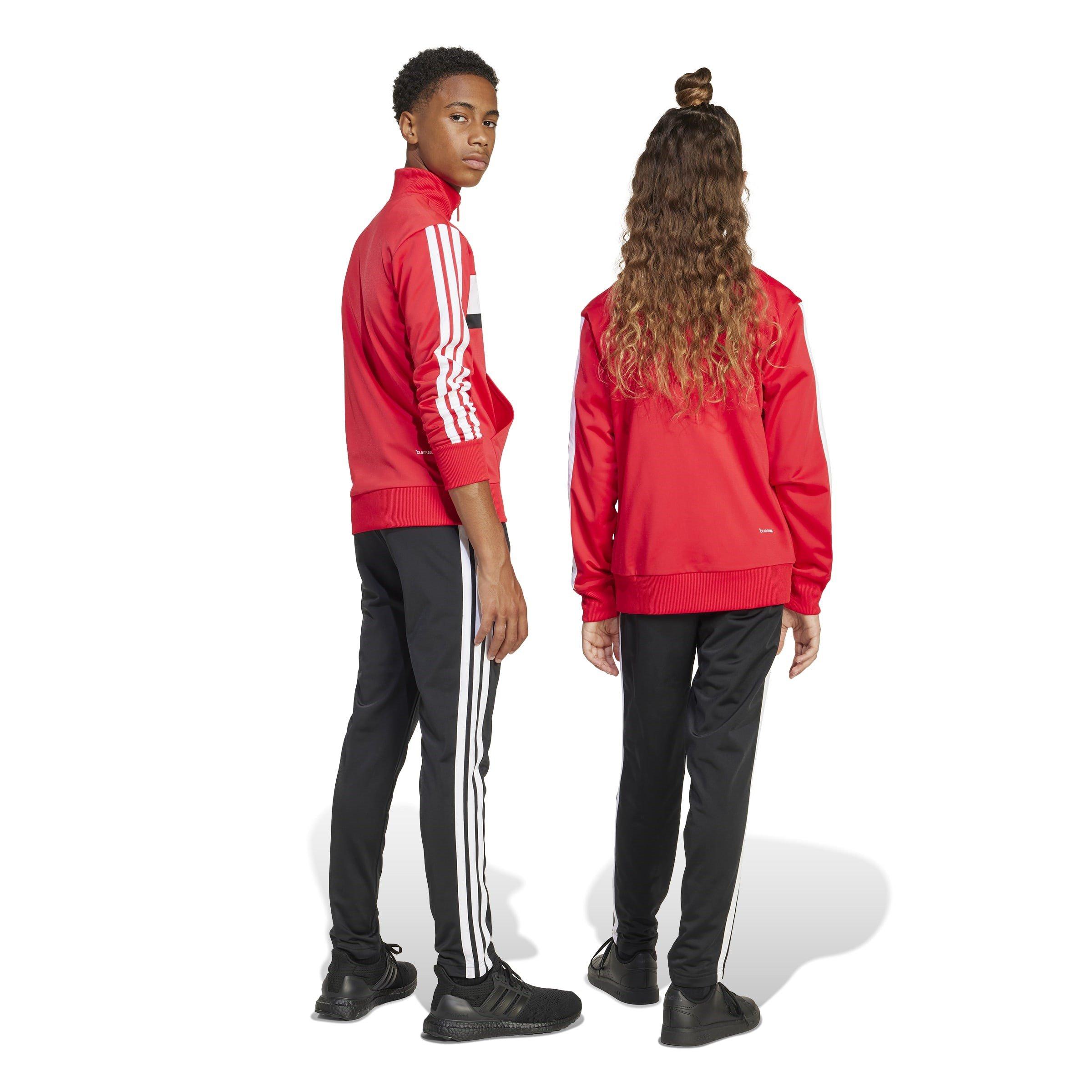 adidas Seasonal Essentials Tiberio 3-Stripes Tricot Track Suit Juniors