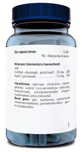 Orthica Tri Zink 25 Capsules 60CP