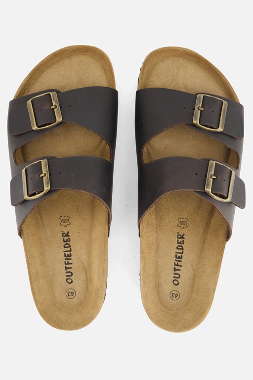 Outfielder Slippers bruin Nubuck