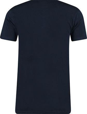 Garage 2-Pack Basic T-shirt Bio V-Neck Donkerblauw 0222-934 kopen