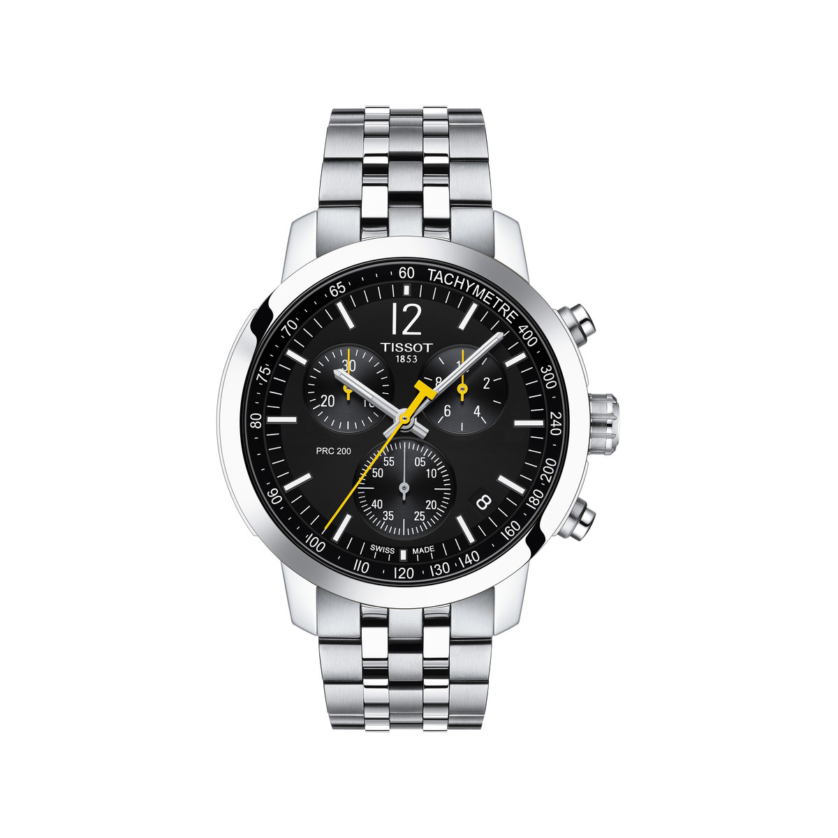 Montre TISSOT T-sport homme bracelet acier inoxydable gris