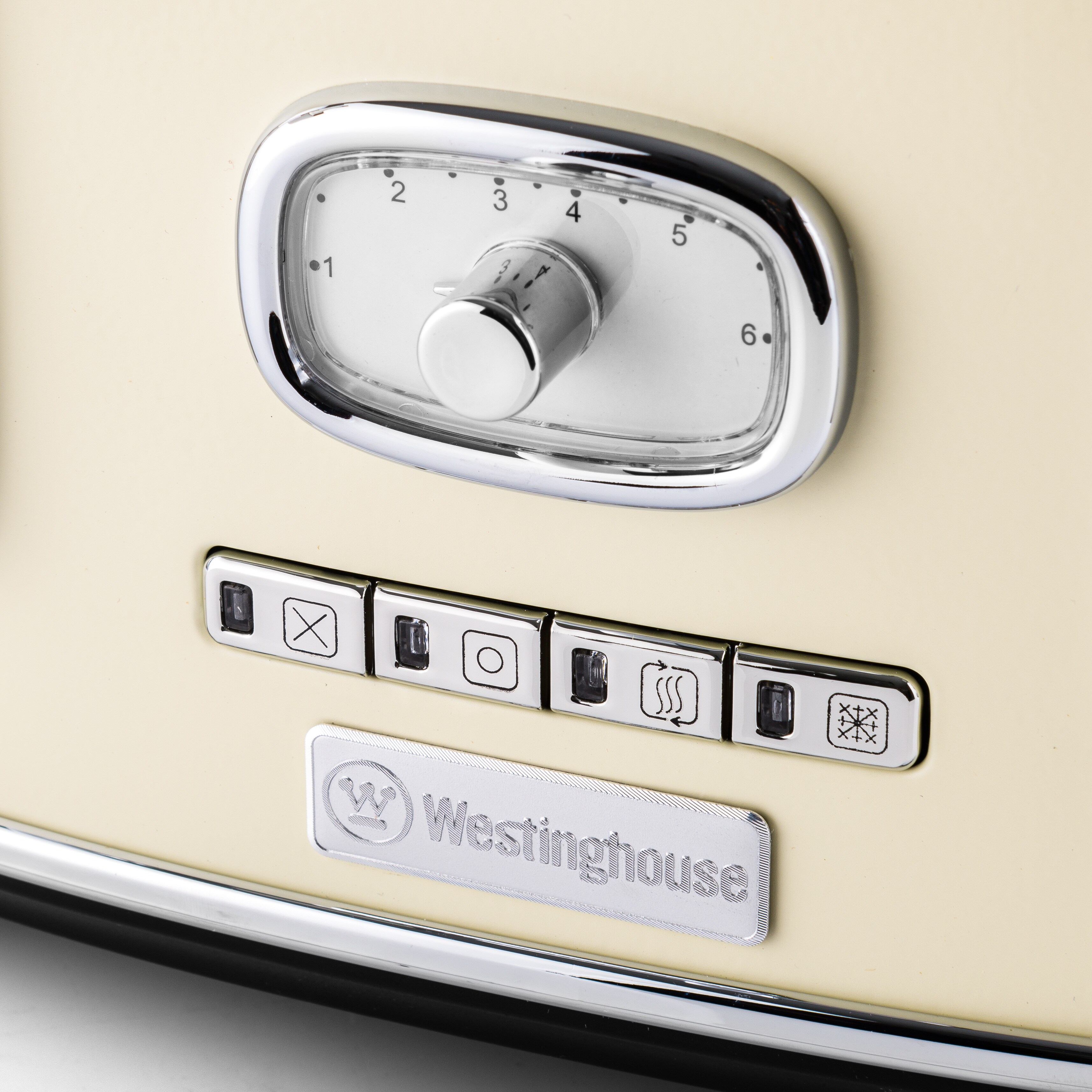 Westinghouse 4-Schlitz-Toaster WKTTB809WH cremeweiß
