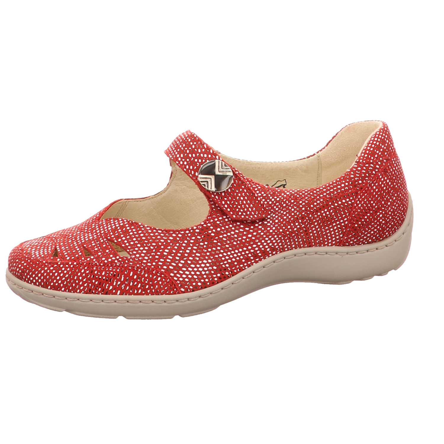 Waldläufer Spangenschuh rot rot