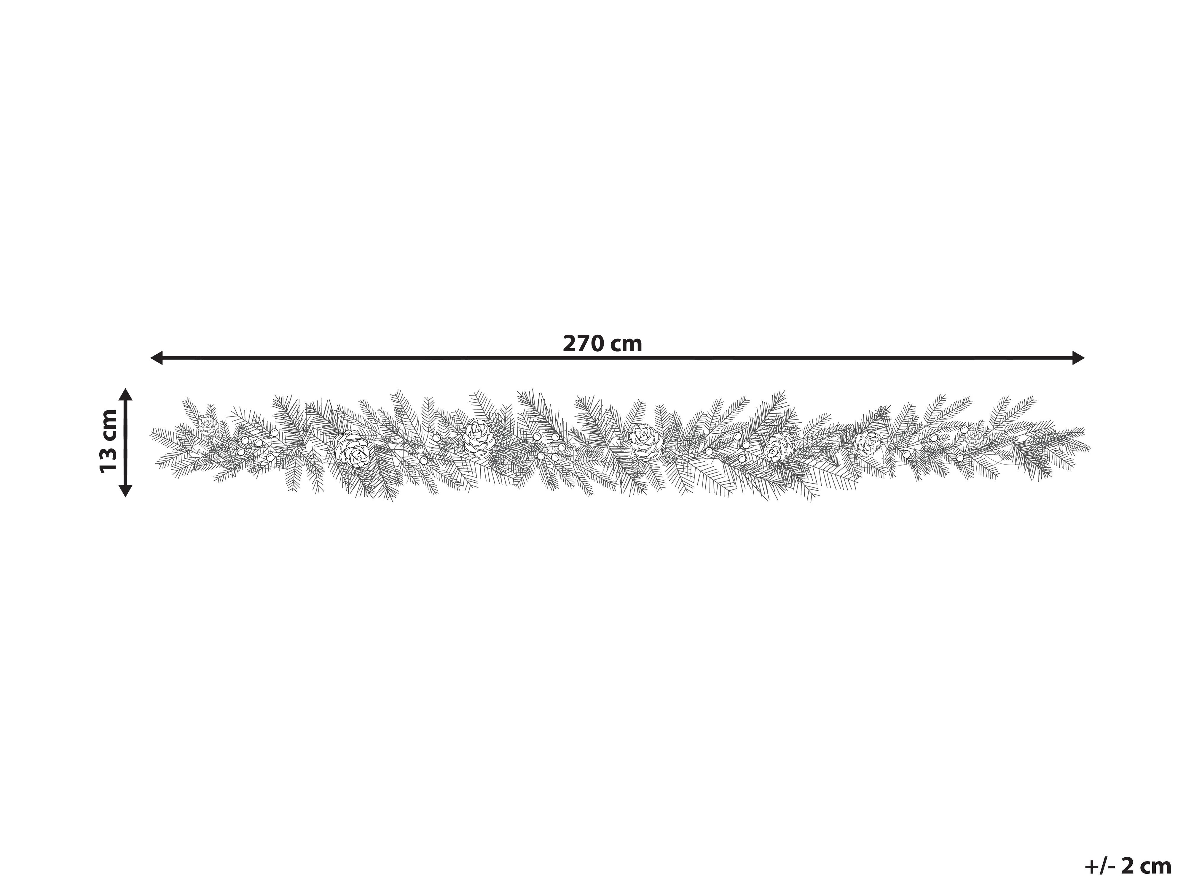 Kerstguirlande LED WAPTA 270 cm Groen