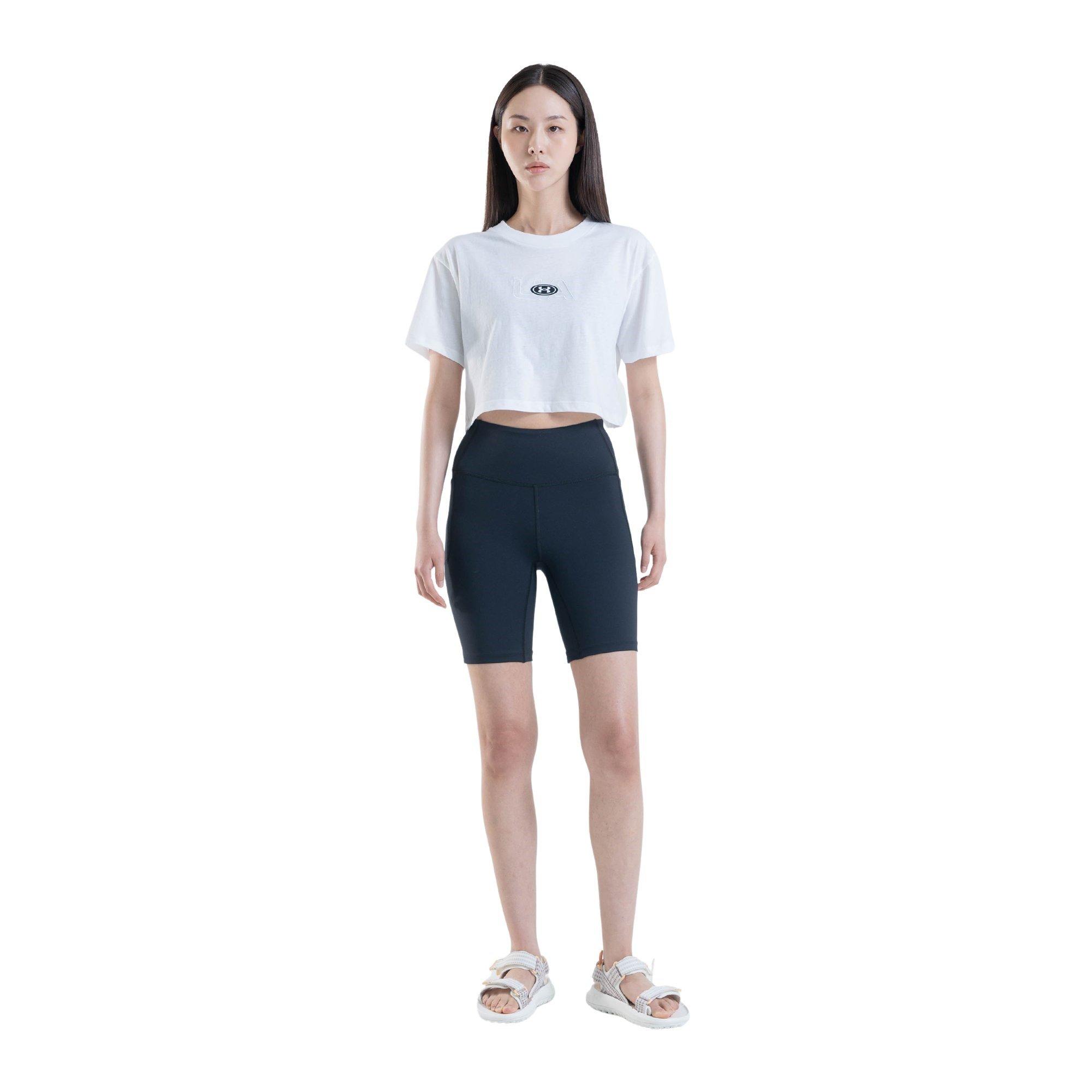 Under Armour Logo Crop Short Seeve T Shirt