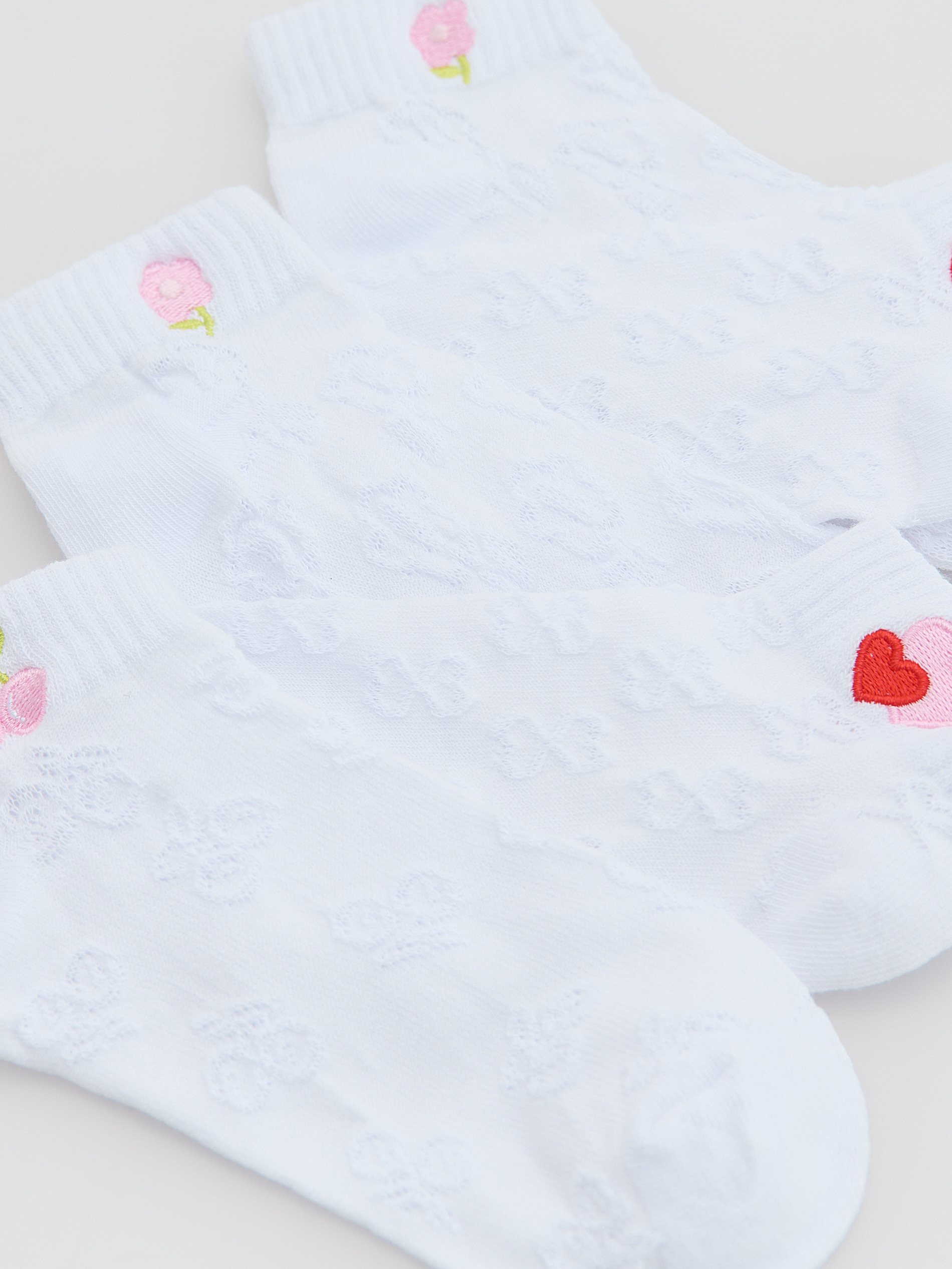 5er-Pack strukturierte Socken
