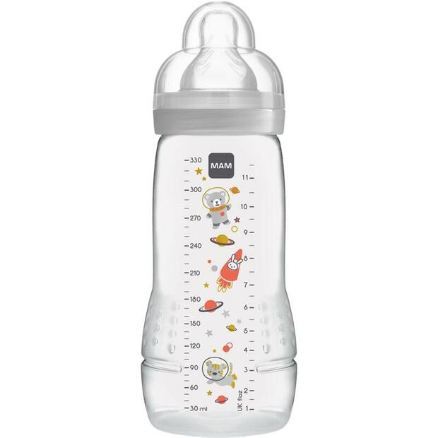 Biberon Easy Active 2ème âge Décoré 330ml 6m - MAM