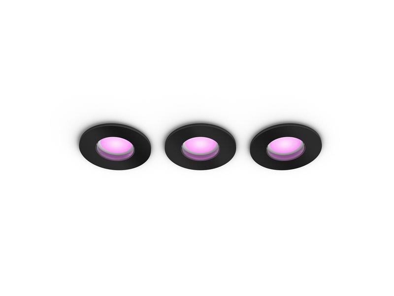 Philips Hue White & Color Ambiance Xamento Einbauspots 3er- Smartes Licht für jeden Raum