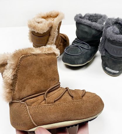 Moon Boot Lauflernschuh - Crib Suede - Whisky