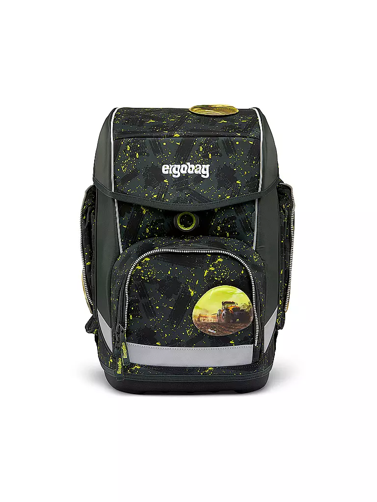 ERGOBAG Schultaschen Set 5tlg CUBO - MähdreschBär dunkelgrün
