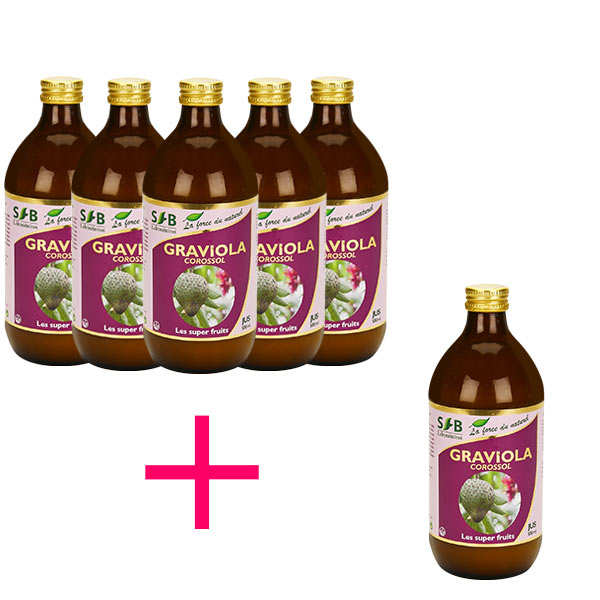 Pur jus de graviola (corossol) - 5 + 1 offert