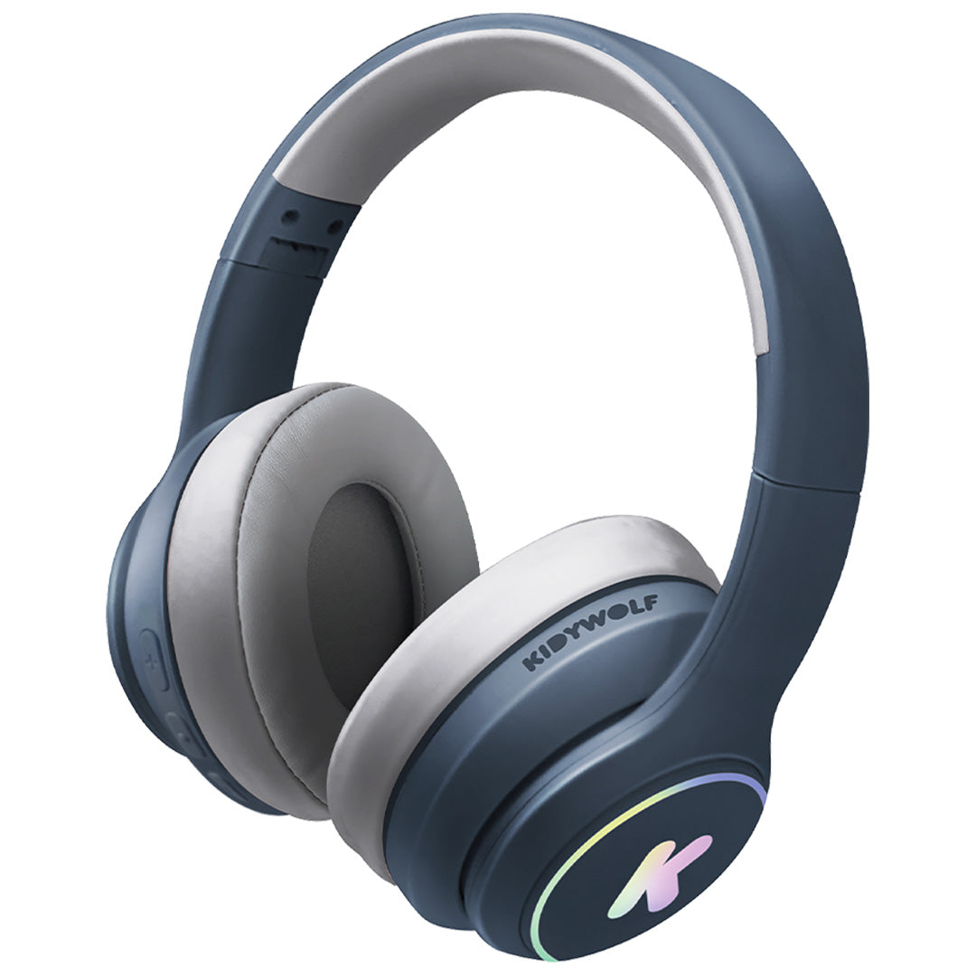 kidywolf draadloze kinderkoptelefoon k-ears - blauw