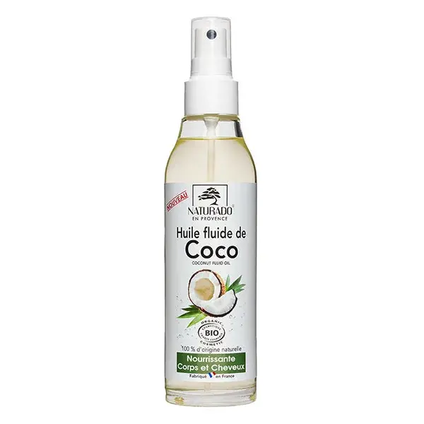 Naturalizado em Provença - Óleo de Coco Fluido - 150 ml - Cosmos Organic