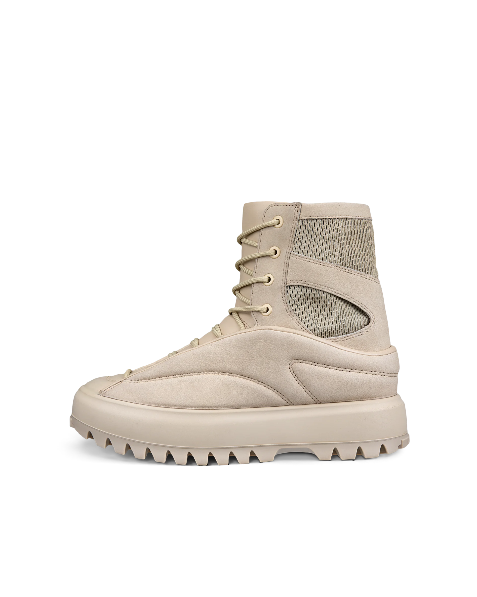 ECCO STREET ACE RAL7000 W Damen Stiefel aus Nubukleder Beige