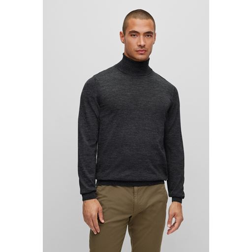 Boss Black Musso-P Striktrøje, Sort, 3XL